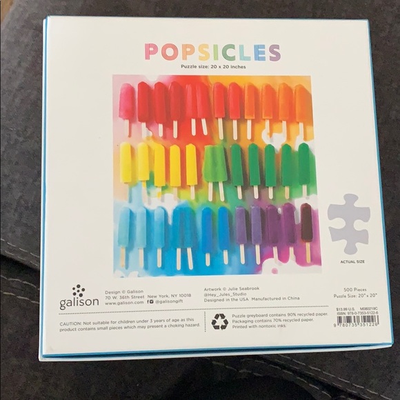 500 piece popsicle puzzle - Picture 2 of 2